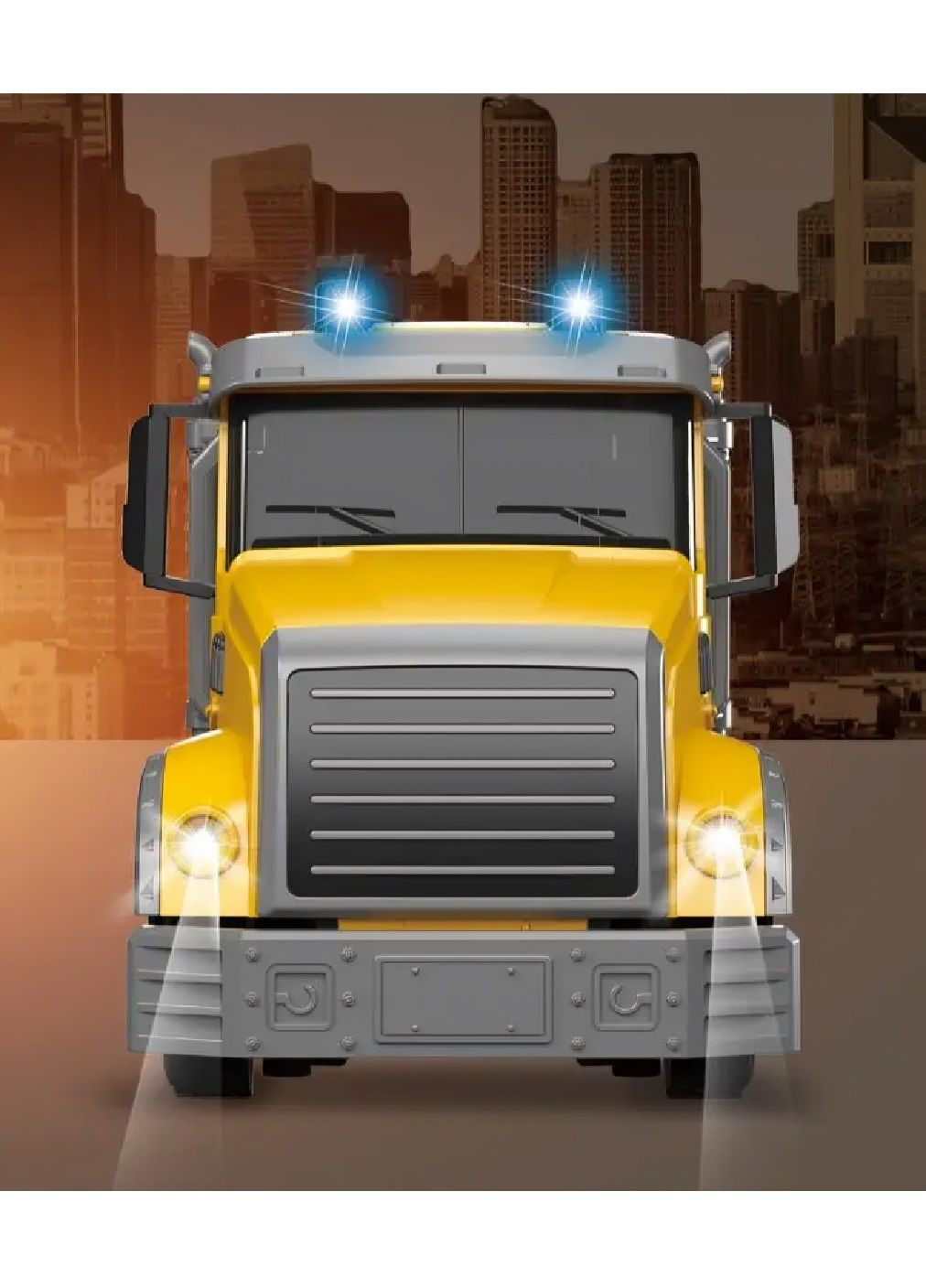 Дитяча іграшка інженерна машинка спецтехніка з масштабом 1:24 на радіокеруванні 36х11х15.5 см (478296-Prob) Бетономішалка Unbranded (303835238)