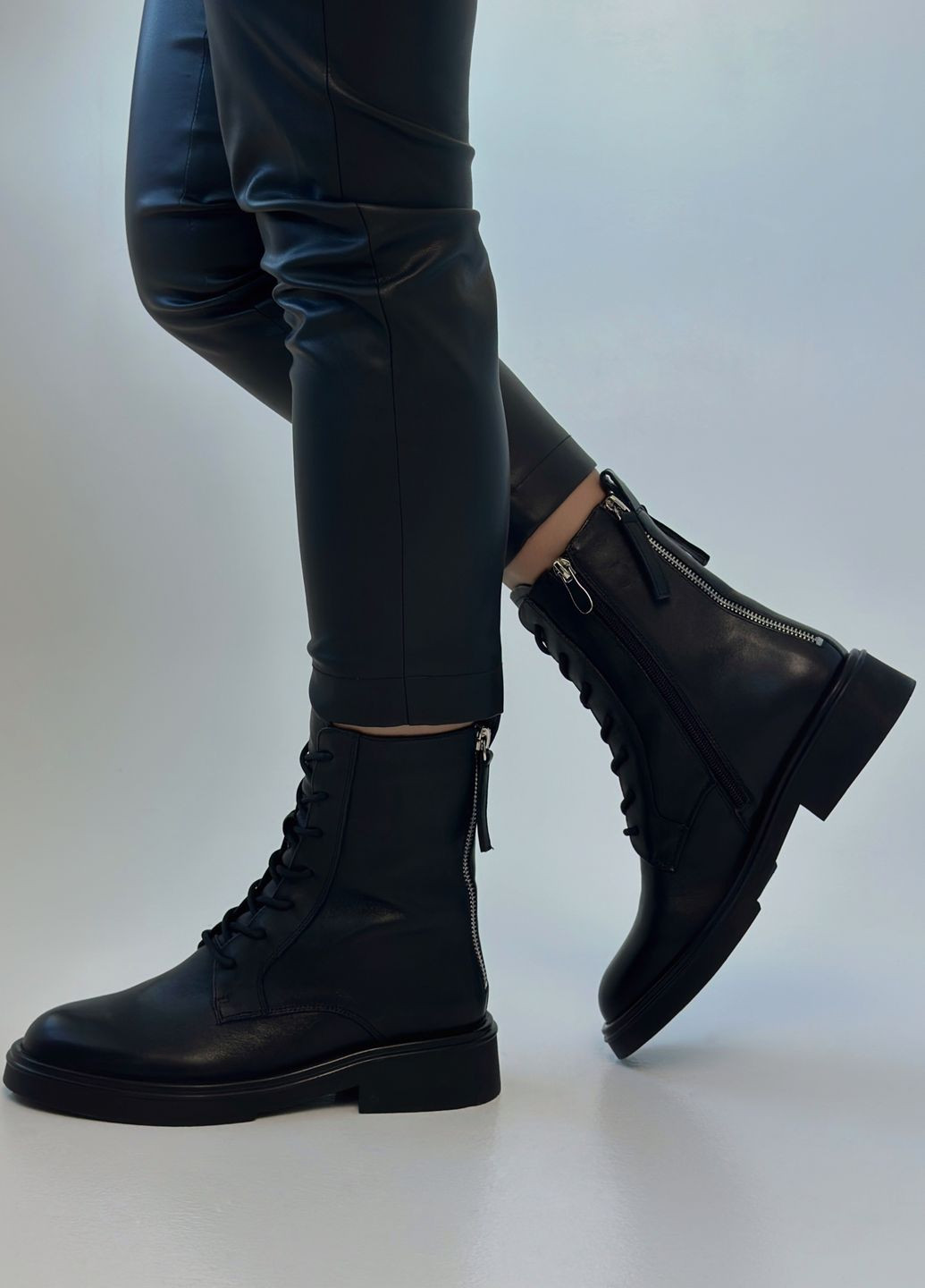 Зимние ботинки женские зимние кожаные URBAN TRACE