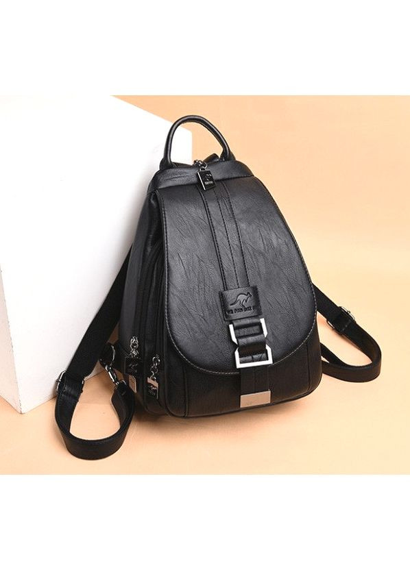 Женский рюкзак сумочка для девушек городской рюкзачок из искусственной кожи с цветочным принтом ProDobro (370147759)