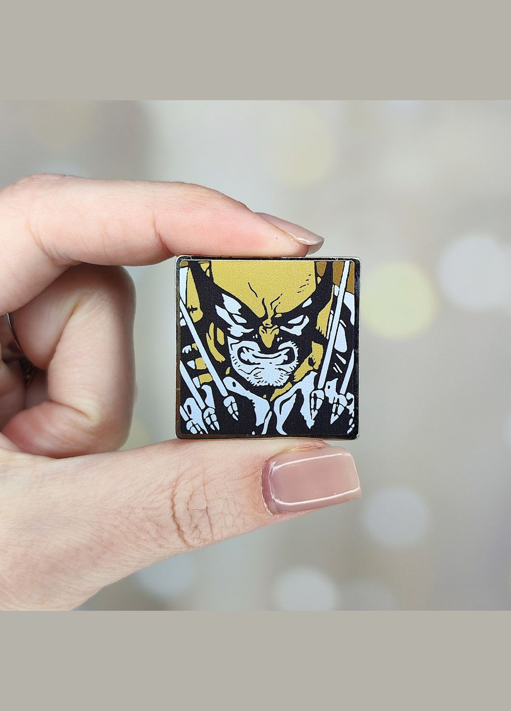 Металлический значок, пин "Росомаха, Wolverine, Люди Икс, X-Men, Marvel Comics" SureGeek (315149610)