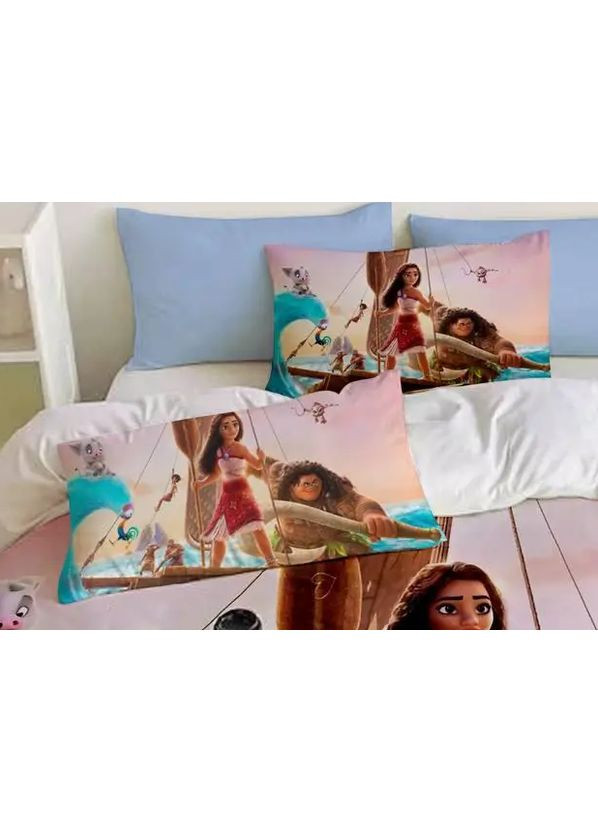 Полуторный комплект постельного белья из микросатина Ваяна (Moana) Україна ТД (369660554)