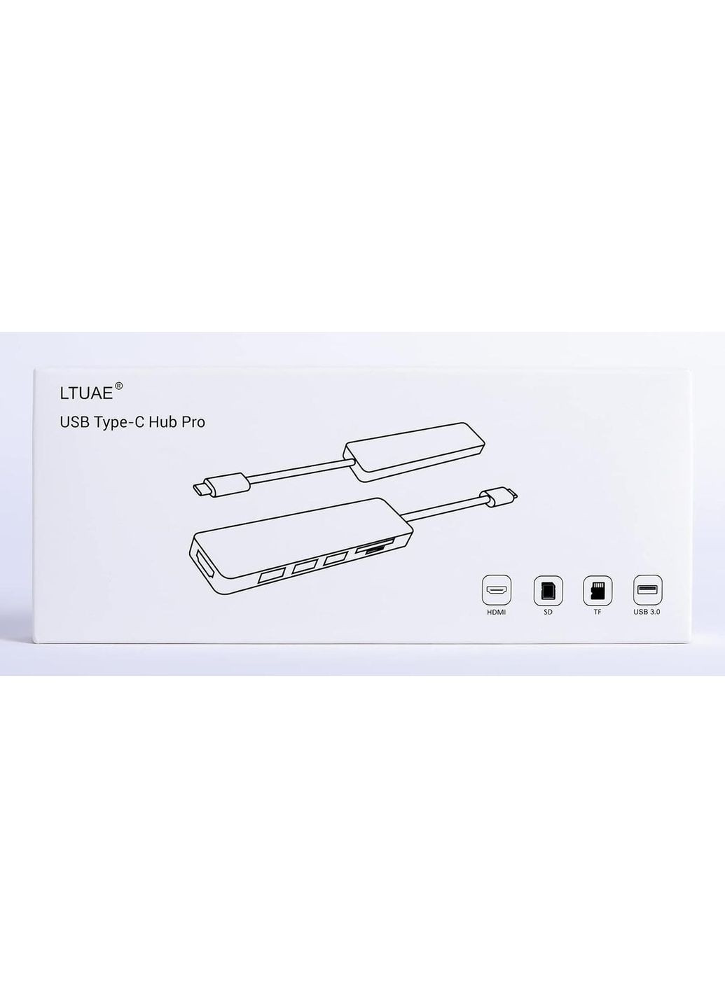 Концентратор USB C хаб Hub с выходом HDMI 4K USB 3.0 SD/TF No Brand (363320402)