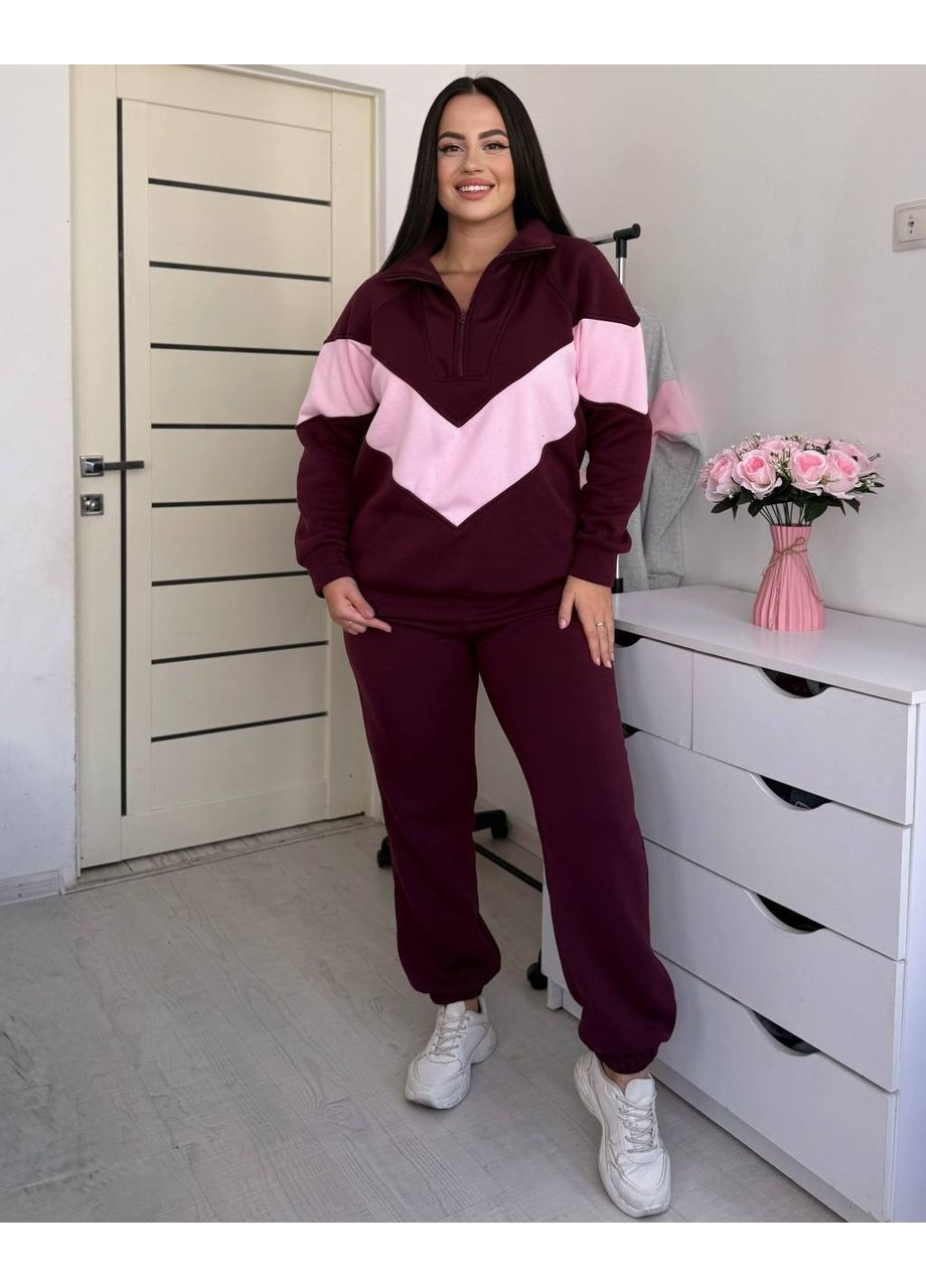 Теплый женский костюм с начесом No Brand (362209171)