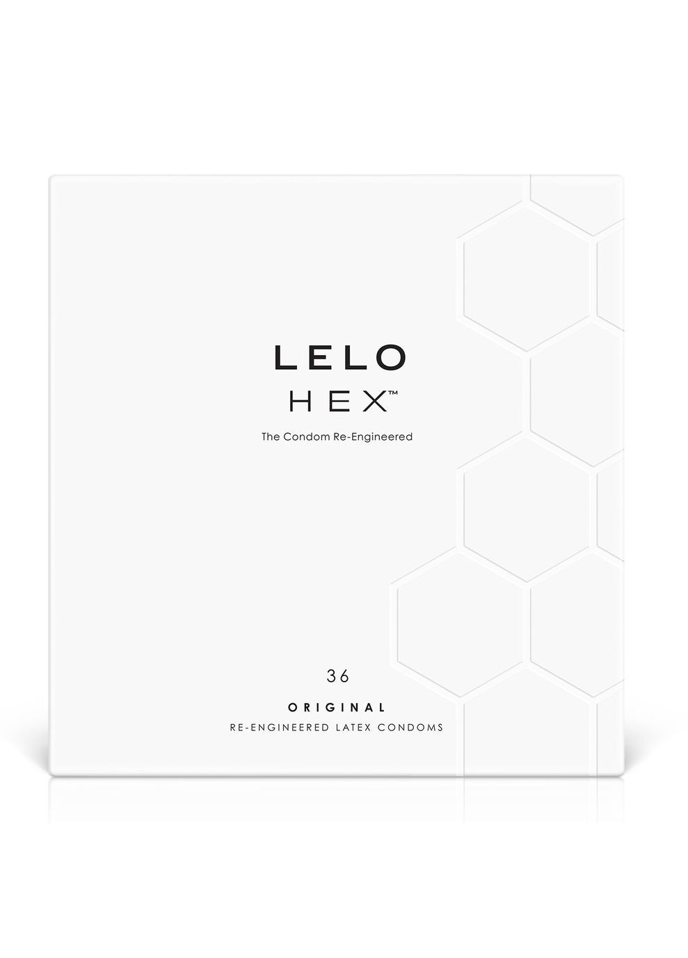 Презервативы HEX Condoms Original 36 Pack, тонкие и суперпрочные Lelo (366818009)
