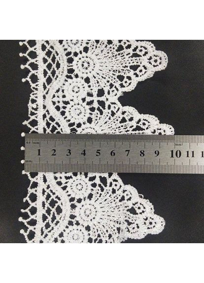 Кружево макраме 10см (13м) Цвет - Белый (11-LY018-0234-1) Plus-plus (352746728)