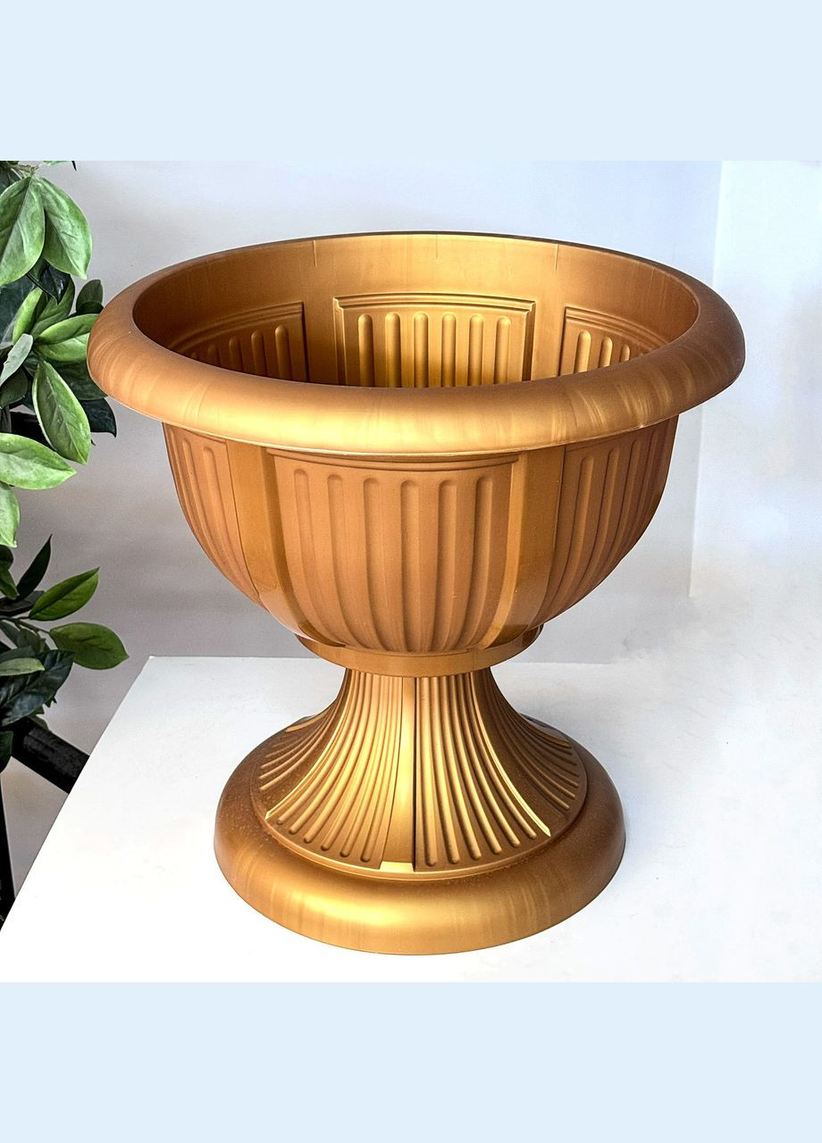 Вазон на ніжці пластиковий 29 л Леон Алеана (365814961)