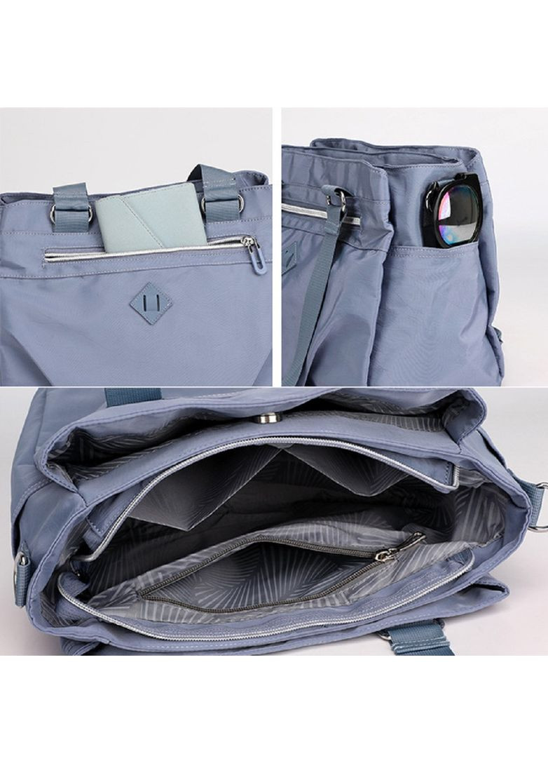 Сумка шоппер через плечо женская текстильная вместительная повседневная средняя RoyalBag WT-8533G (356181488)