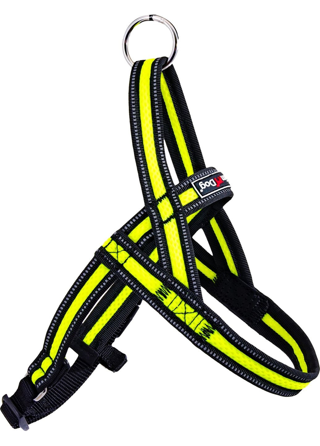 Шлей для собак Alfresco Y 1.5х42 45-55 см неопрен Жовта (8009632059624) GimDog (320741269)