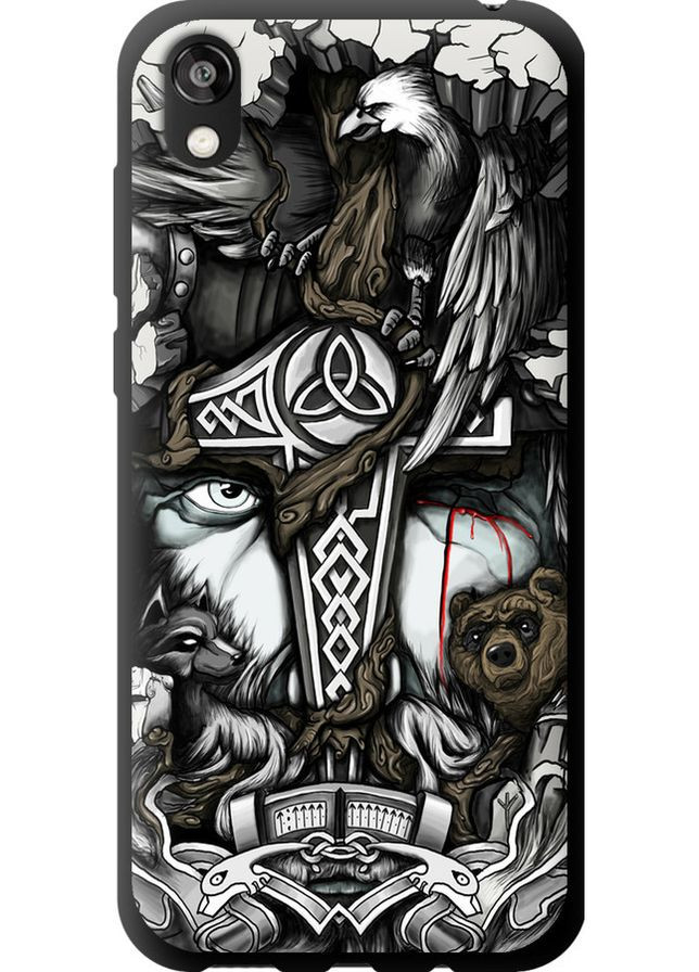TPU чехол 'Тату Викинг' для Endorphone Huawei Honor 8S (257831071)