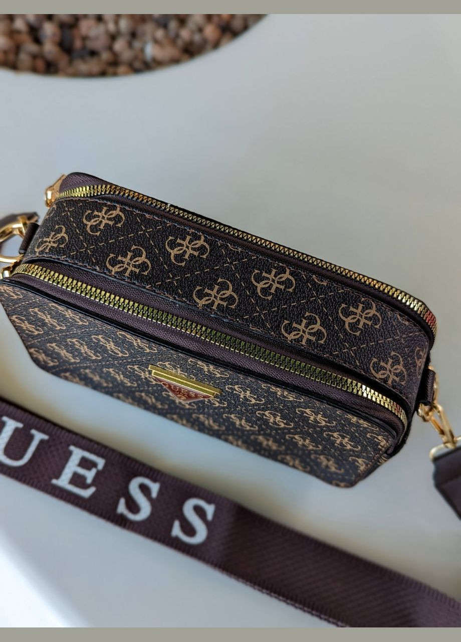 Женская сумочка Гесс кросс-боди (шоколадный цвет) No Brand (318872739)