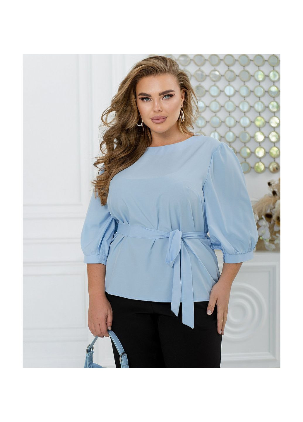 Голубая блуза Liton