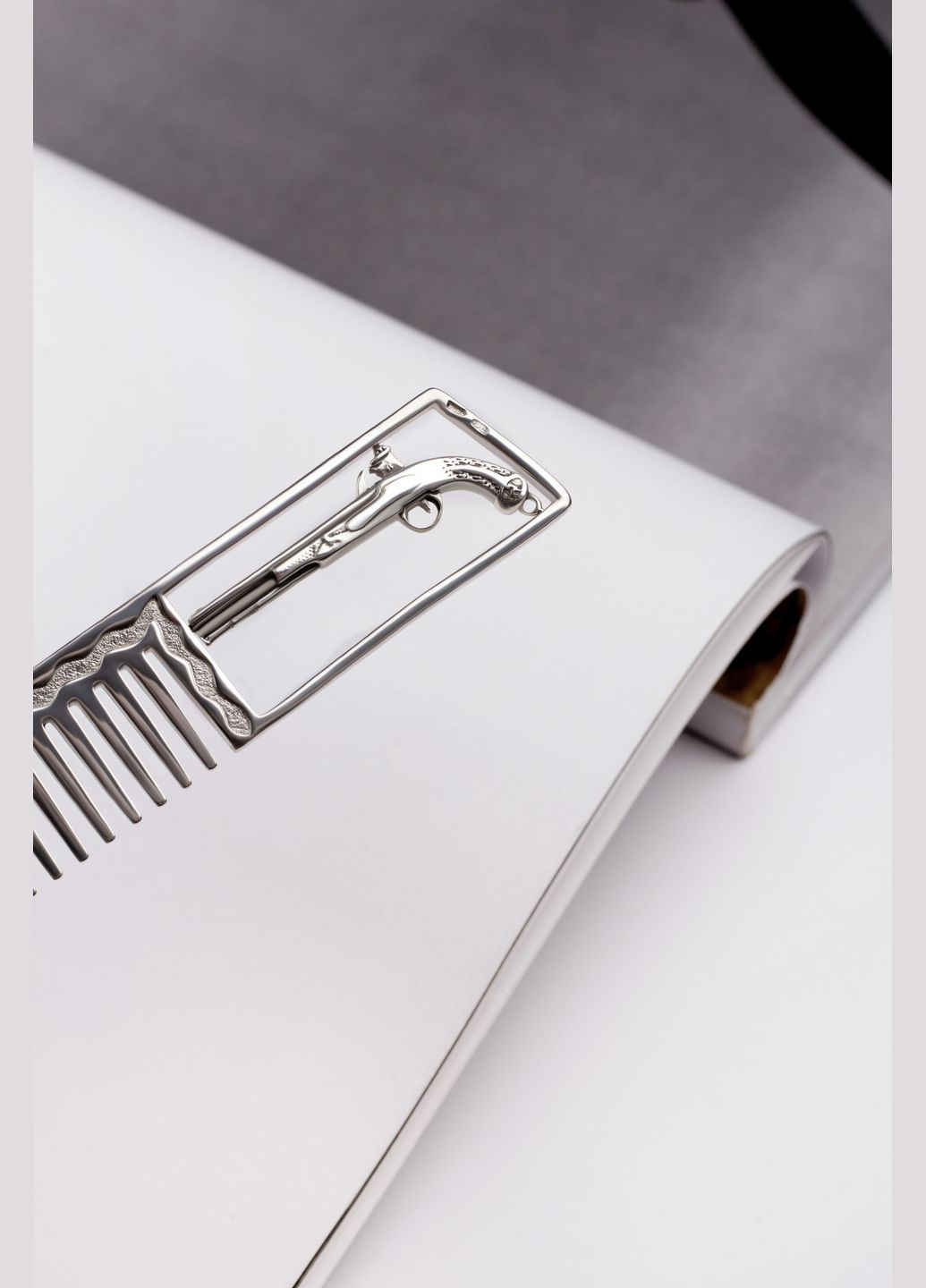 Срібний гребінець Пістолет (9302) IRIJ (340334023)