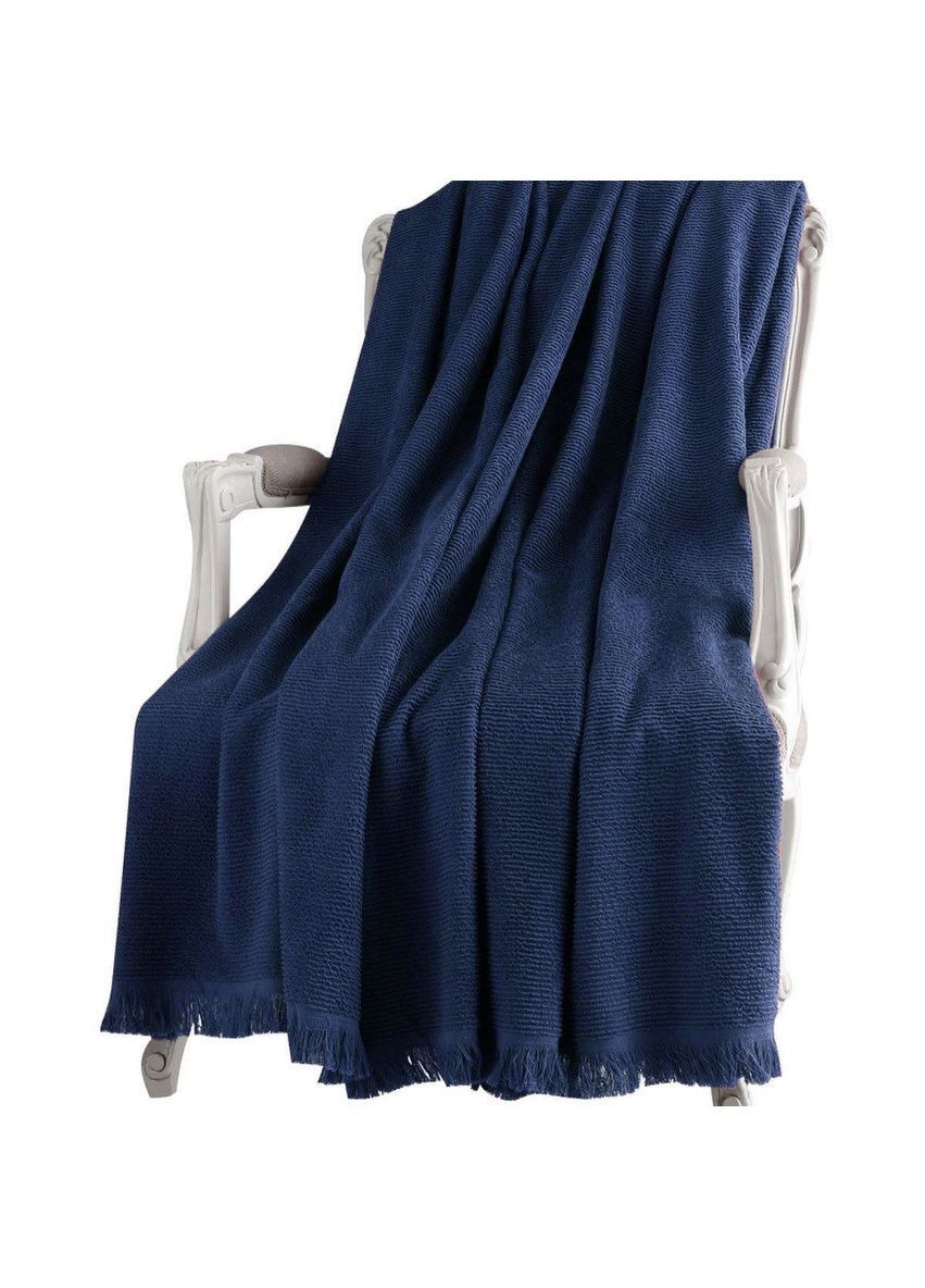 Махровое покрывало NATURAL SLIM lacivert 220*240 Tivolyo Home (365549203)