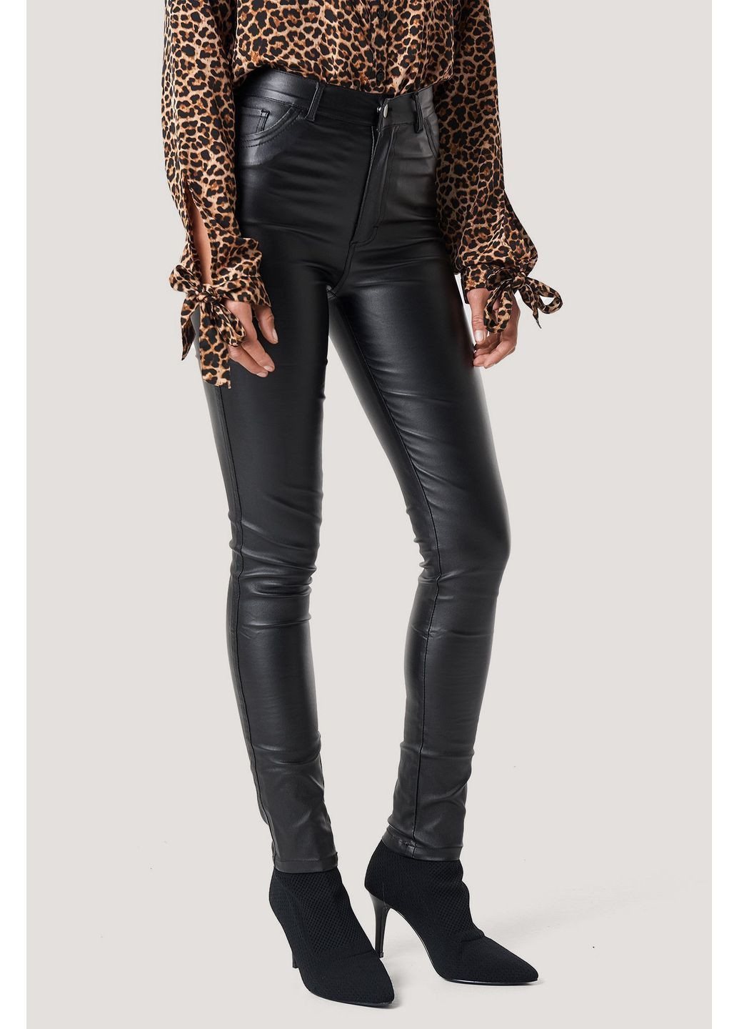 Штаны демисезон,черный, NA-KD (364358086)