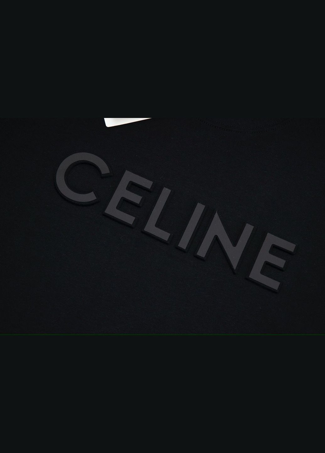 Женская футболка CELINE Чёрний No Brand - (299004401)