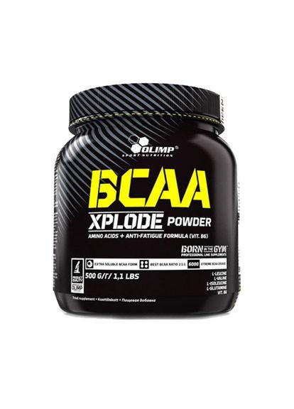 Аминокислота BCAA BCAA Xplode Powder, 500 грамм Лимон Olimp (324422212)