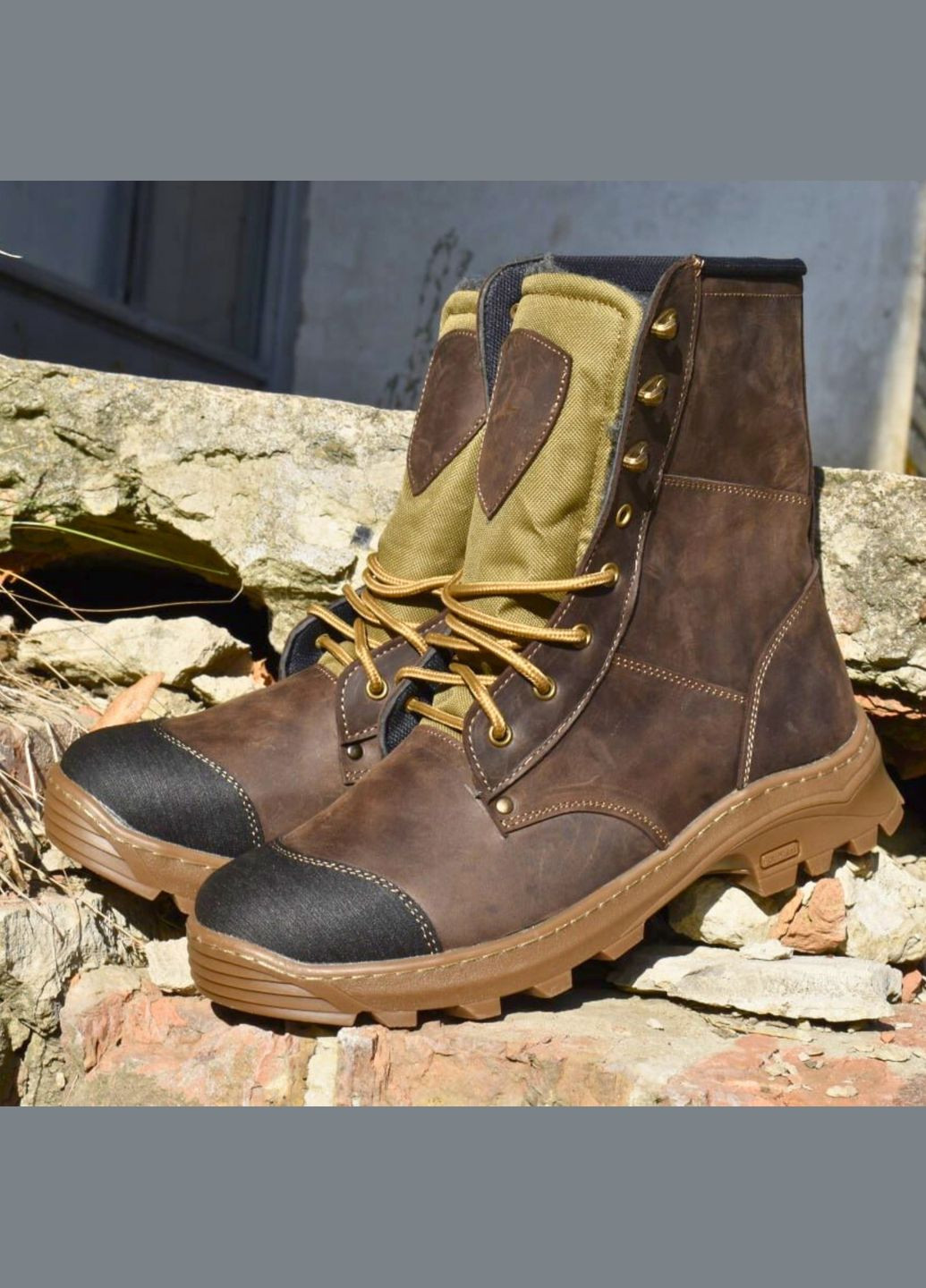 Військові Чоловічі Тактичні Берці Зимові. 36-48р Коричневі. Адаптовані до постійних навантажень! MSZM-1014 No Brand (301138763)