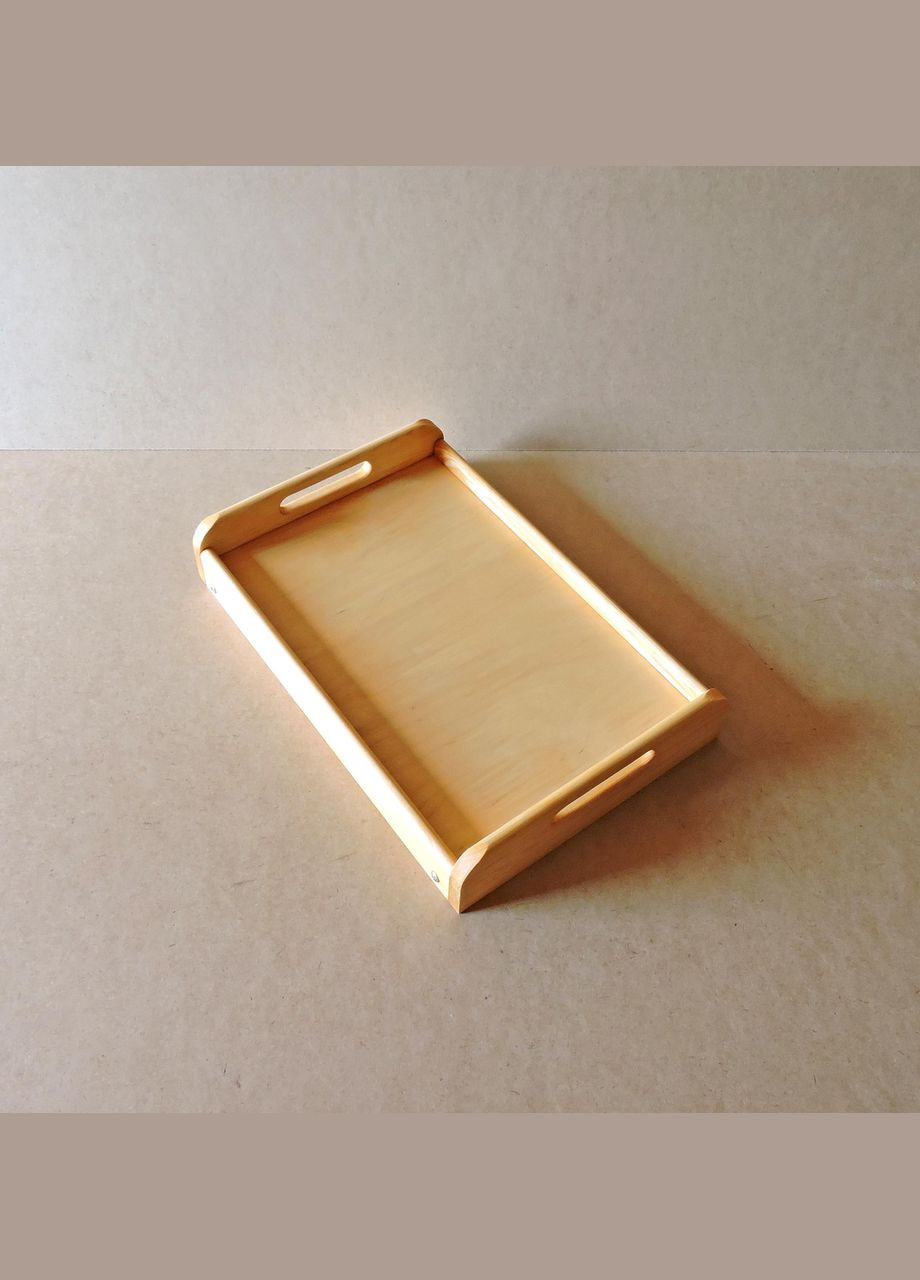 Столик-піднос для сніданку з дерева Вермонт ваніль (СТП-000702) No Brand (327865802)