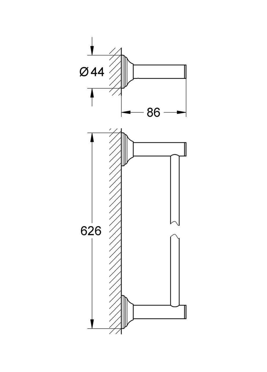 Тримач для рушників Essentials Authentic (40653001) Grohe (369933427)