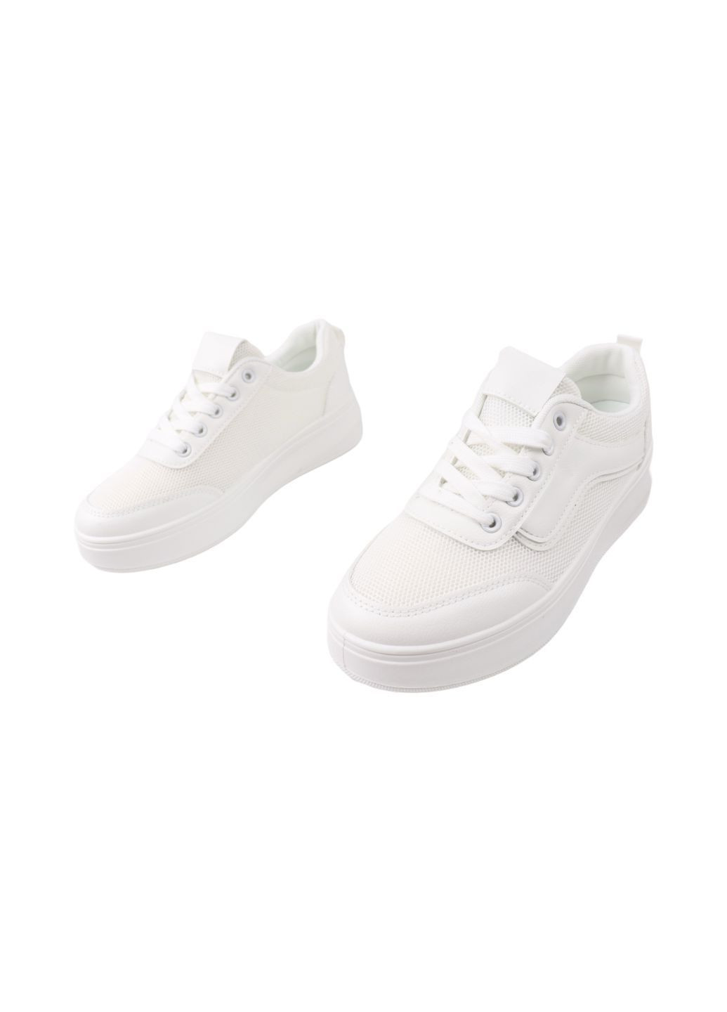 Білі кеди жіночі білі на платформі Fashion 203-25LTS