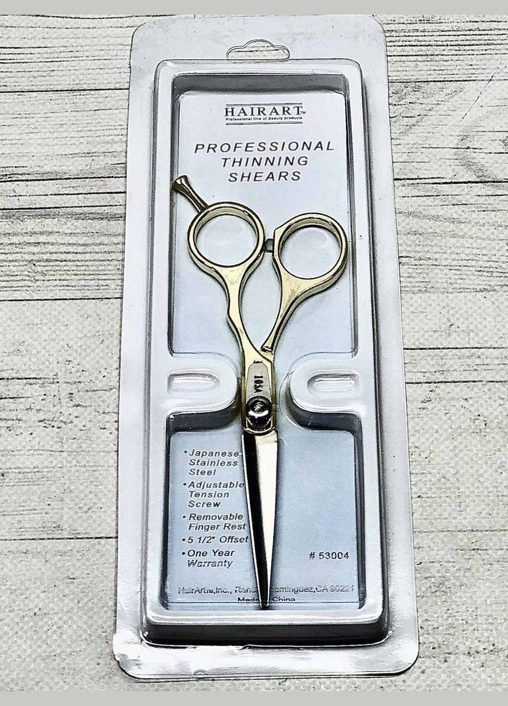 Ножиці для стрижки прямі, Н02618 (золоті ручки) YRE (306468020)