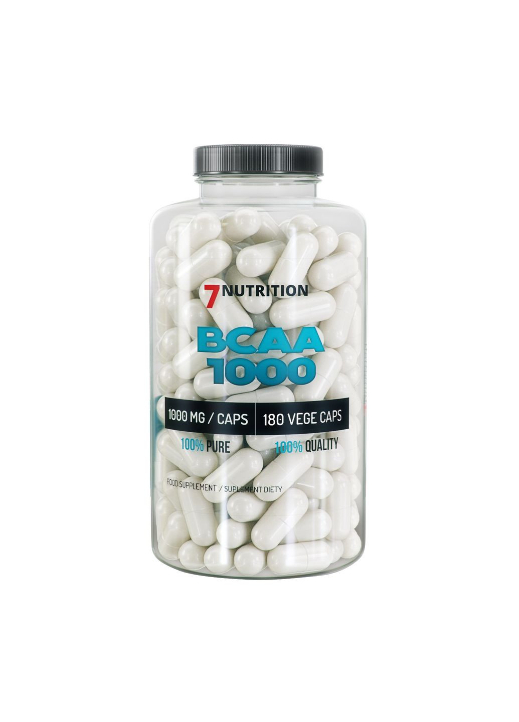Амінокислоти BCAA 2:1:1 1000 mg 180 caps 7 Nutrition (284712537)
