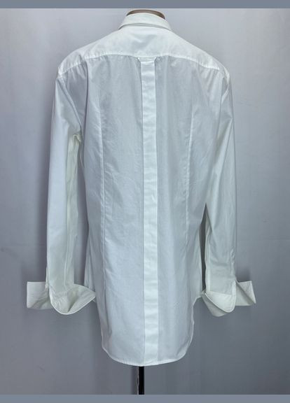 Белая праздничный рубашка однотонная D&G