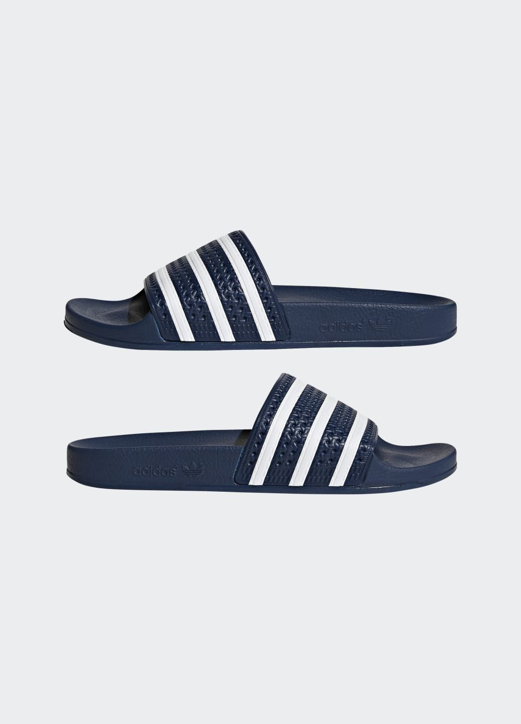 Синие шлепанцы adilette adidas