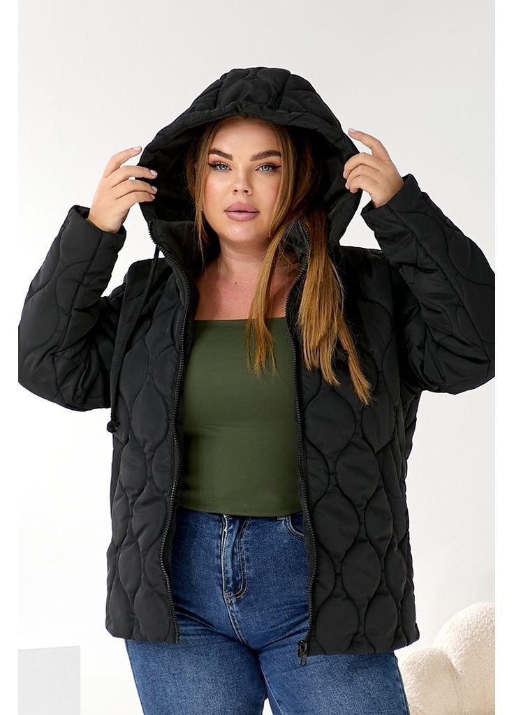 Черная зимняя куртка Zemal