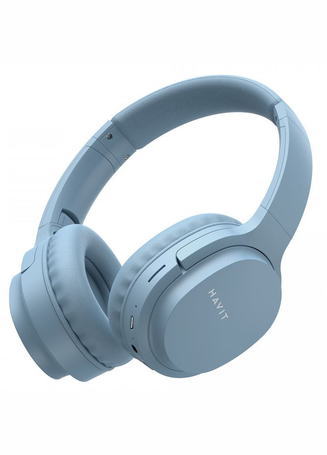 Беспроводные наушники с микрофоном HV-I62 Deep Blue складные, до 20 час работы Havit (282313583)