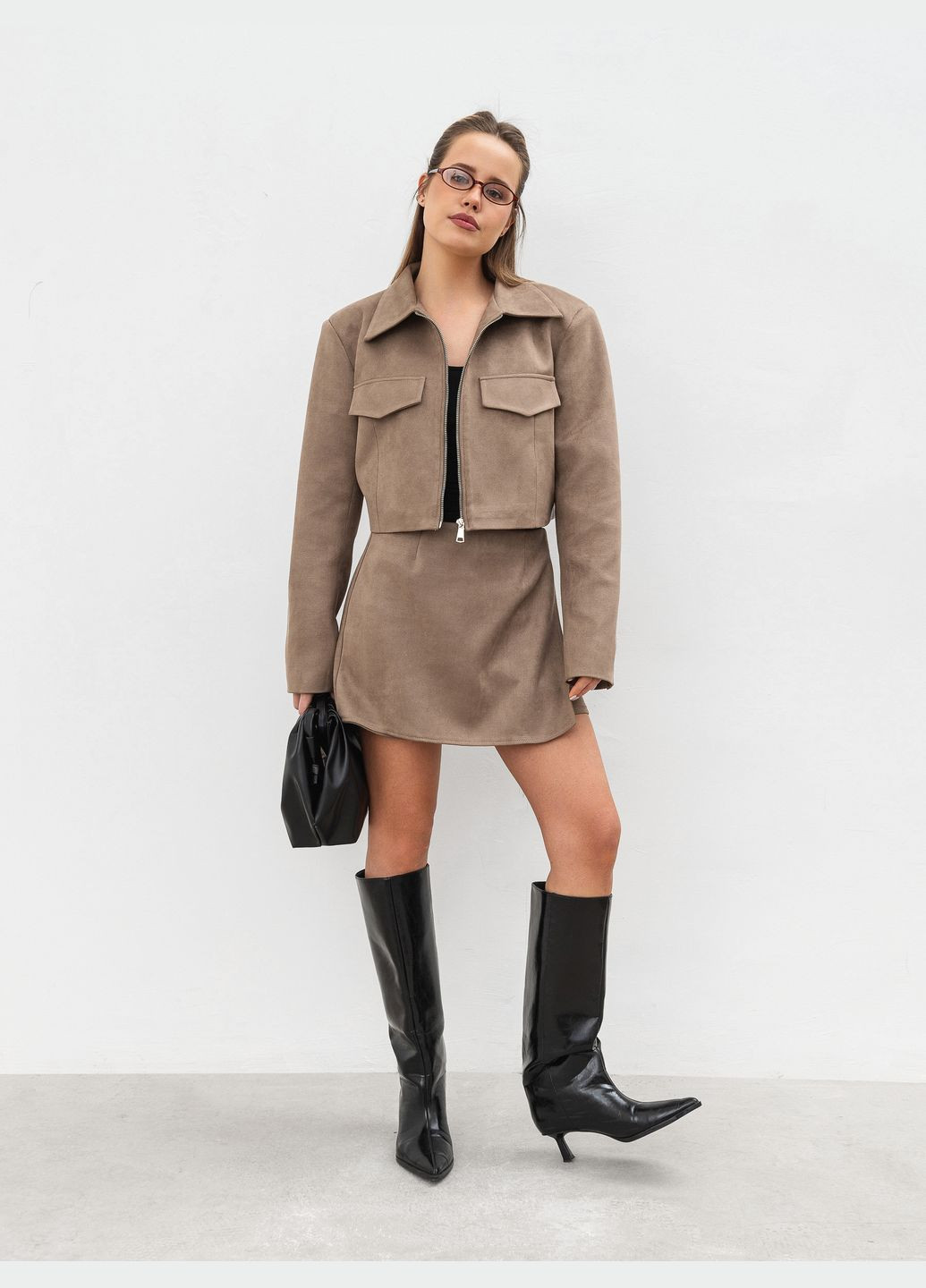 Бежевый женский пиджак Romashka однотонный - демисезонный