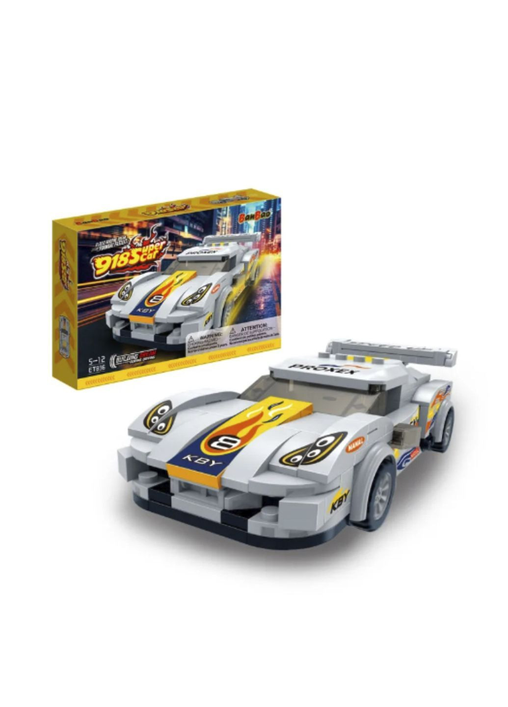 Конструктор "Скоростные гонки", 248 эл. цвет разноцветный CB-00287770 Banbao (369842426)