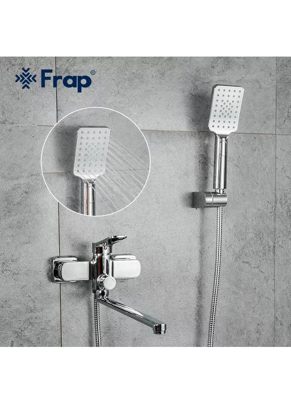Змішувач для ванни F2261, хром Frap (371644746)