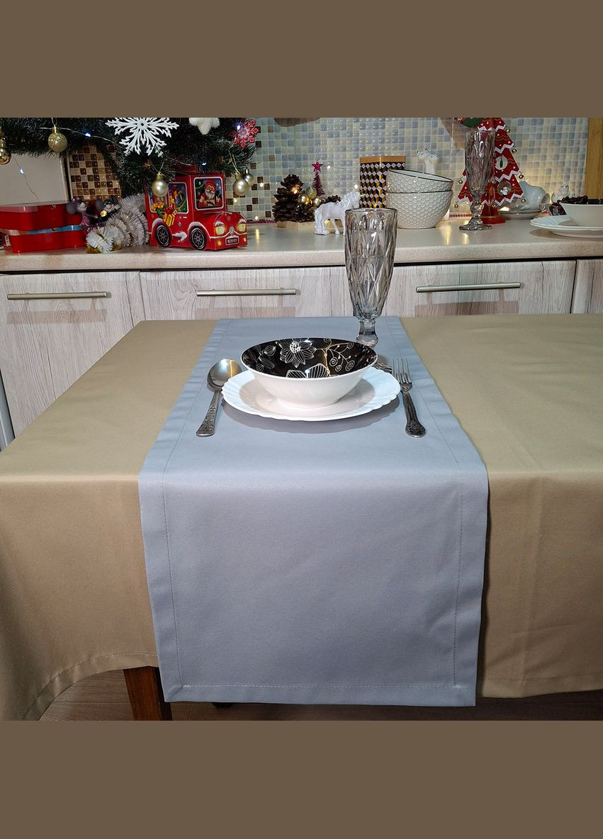 Ранер Loisa водостійкий 30х100 см сірий (2800004658423) SoundSleep (314459647)