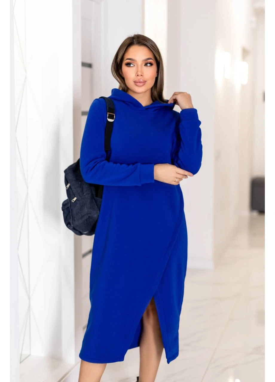 Синя кежуал сукня Fashion Girl