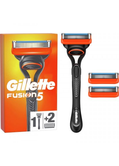 Станок для гоління Gillette fusion5 з 2 змінними картриджами (268144498)