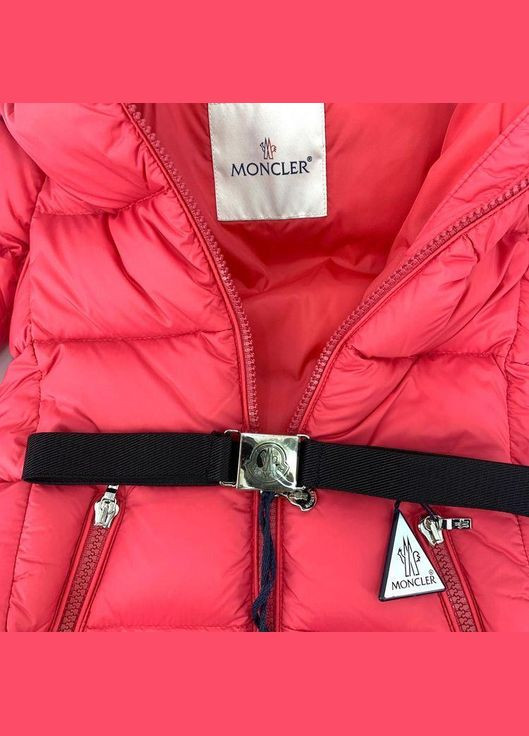 Коралловое Пуховик, арт. 49371-25, ягодный, 4 года, 104 см Moncler
