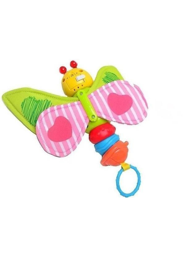 Іграшка для малюків Limo Toy Брязкальце метелик-тріскачка 20 см (HB0033) MFC (365544466)