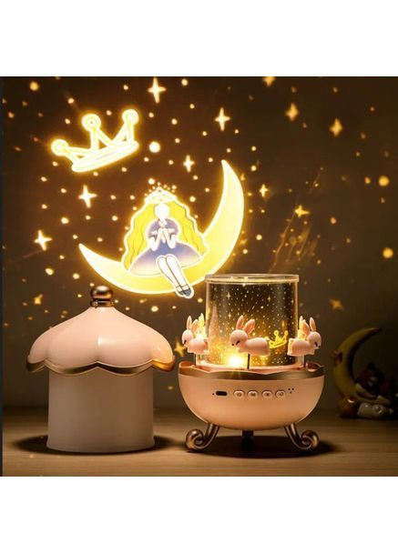 Ночник-проектор с Bluetooth и аккумулятором музыкальный No Brand (372736303)