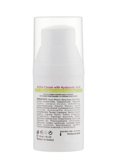 Biotonale Активный крем с гиалуроновой кислотой Hyaluronic Acid Active Cream 30 мл фл. с доз — Крем, Франция (354822193)