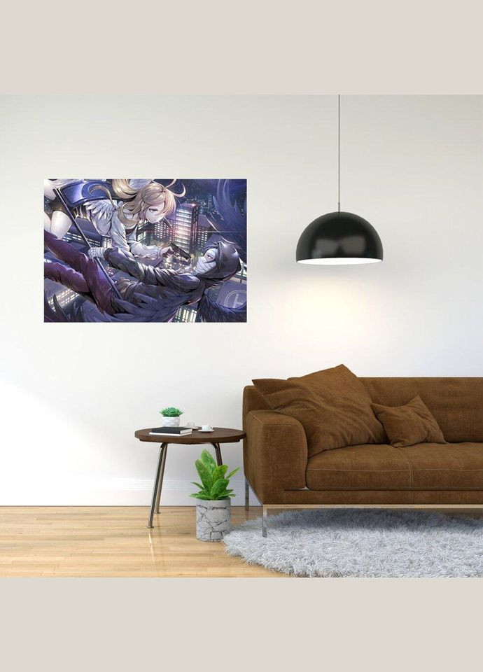 Плакат- с принтом "Angels of Death (Ангел Кровопролития Компьютерная игра) 2" A1 Кавун постер (316210473)