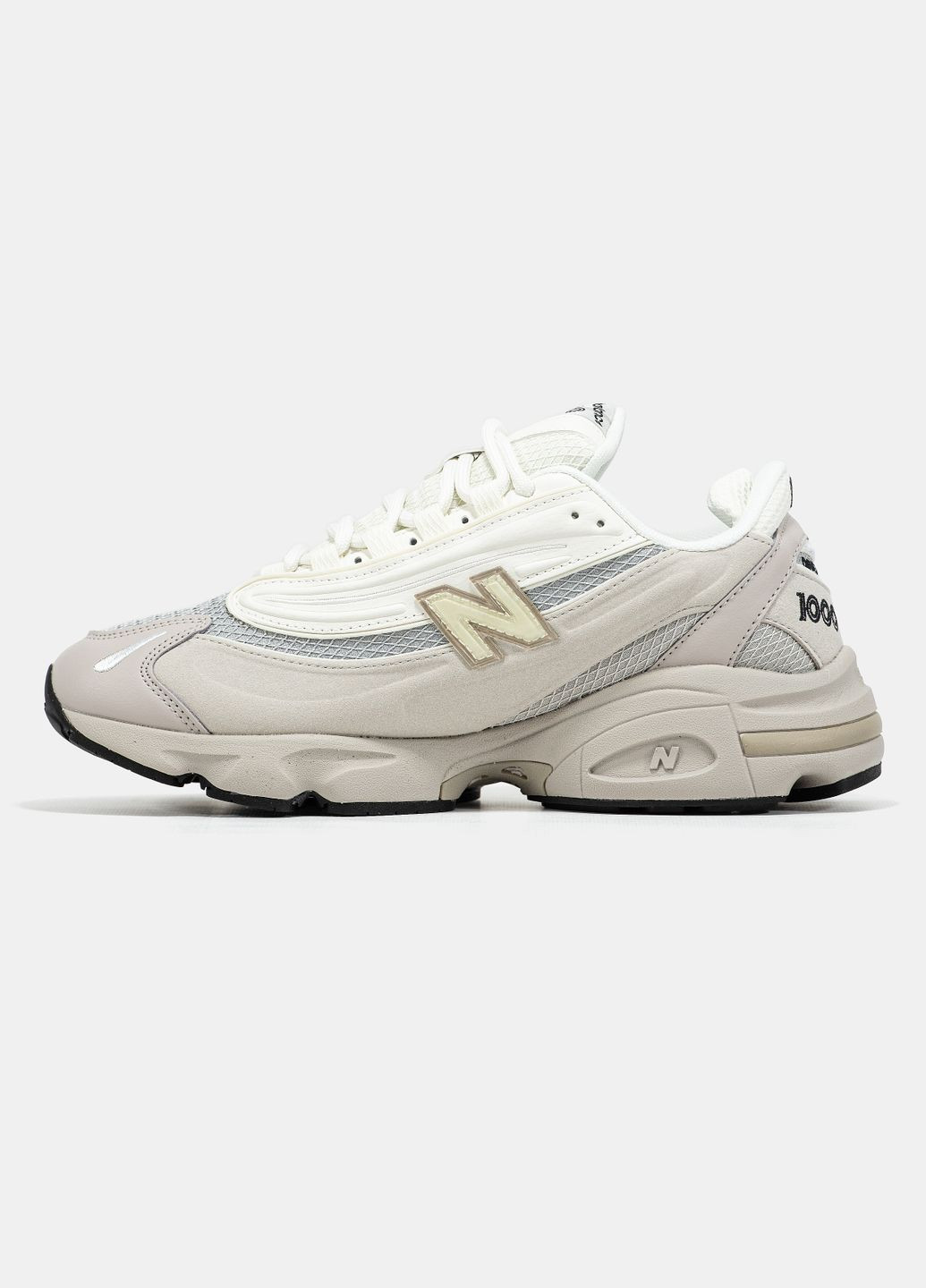 Кроссовки женские и мужские New Balance 1000 Grey White | Нью Беланс 1000 серые No Brand серые демисезоны (344464605)