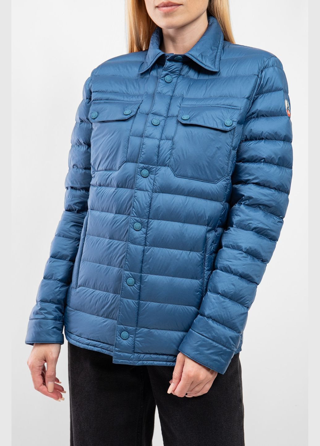 Синий демисезонный Пуховик JOTT