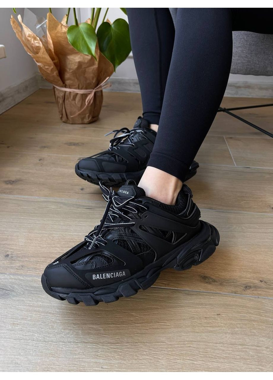 Кроссовки женские Balenciaga Track Black 542023 W No Brand белые демисезоны (362206720)