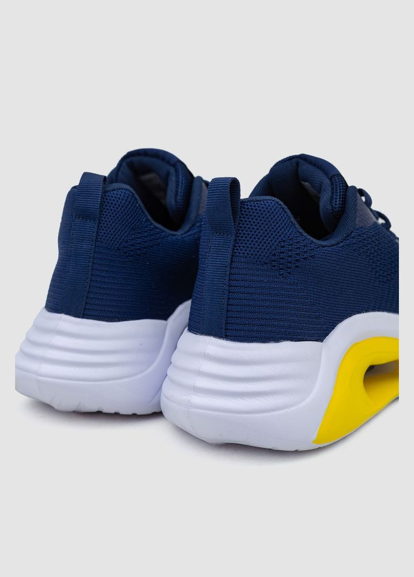 Темно-синій всесезон кросівки чоловічі текстиль, колір червоний, 243r1071 Fashion