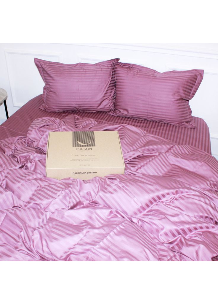 Постільна білизна Satin 30-0008 SmokyPink 160х220 (m215735) Mirson Satin 30-0008 SmokyPink 160х220 Сімейний (366566637)