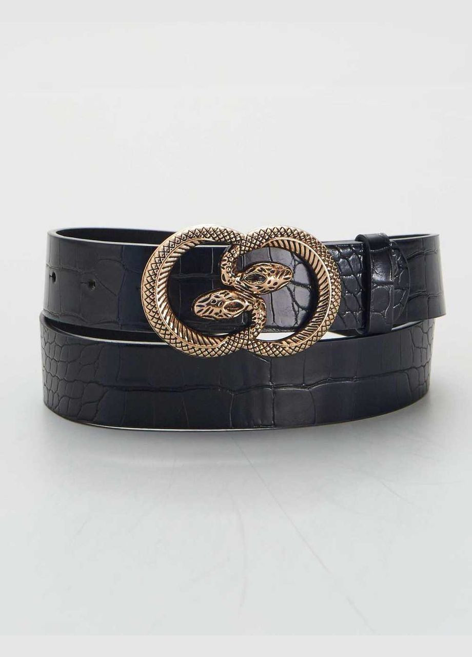 Ремінь,чорний-золотистий, Kiabi (315070204)