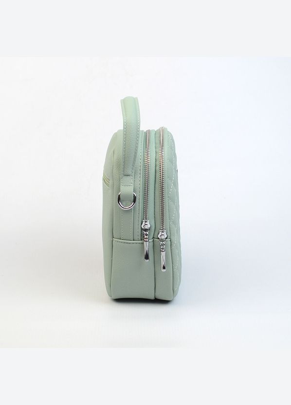 Зелена маленька вертикальна жіноча міні сумка крос-боді для телефону Alex&Mia (338182420)