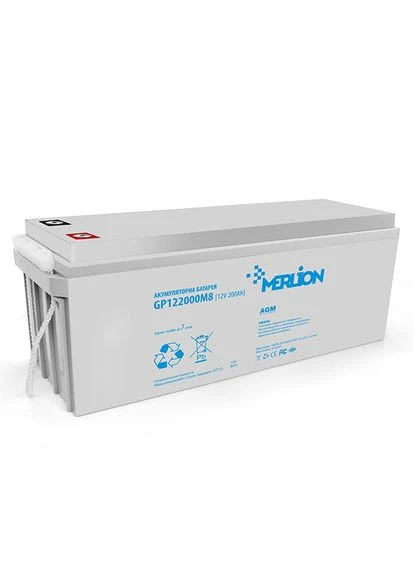 Аккумуляторная батарея AGM GP122000M8 12 V 200 Ah ( 522 х 240 х 219 ) Q1 Merlion (315434916)
