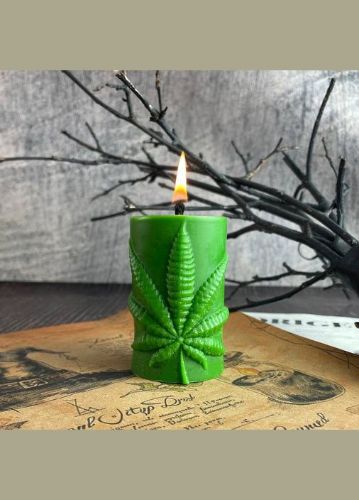 Зелена свічка - Лист Коноплі 5Candles (331902502)